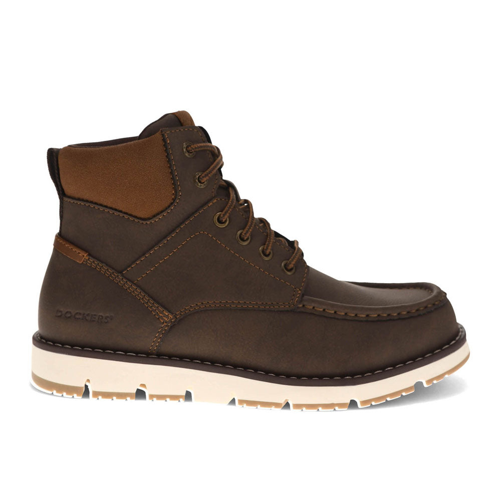 Dark Brown-Dockers Mens Derrick Rugged Casual Chukka Boot