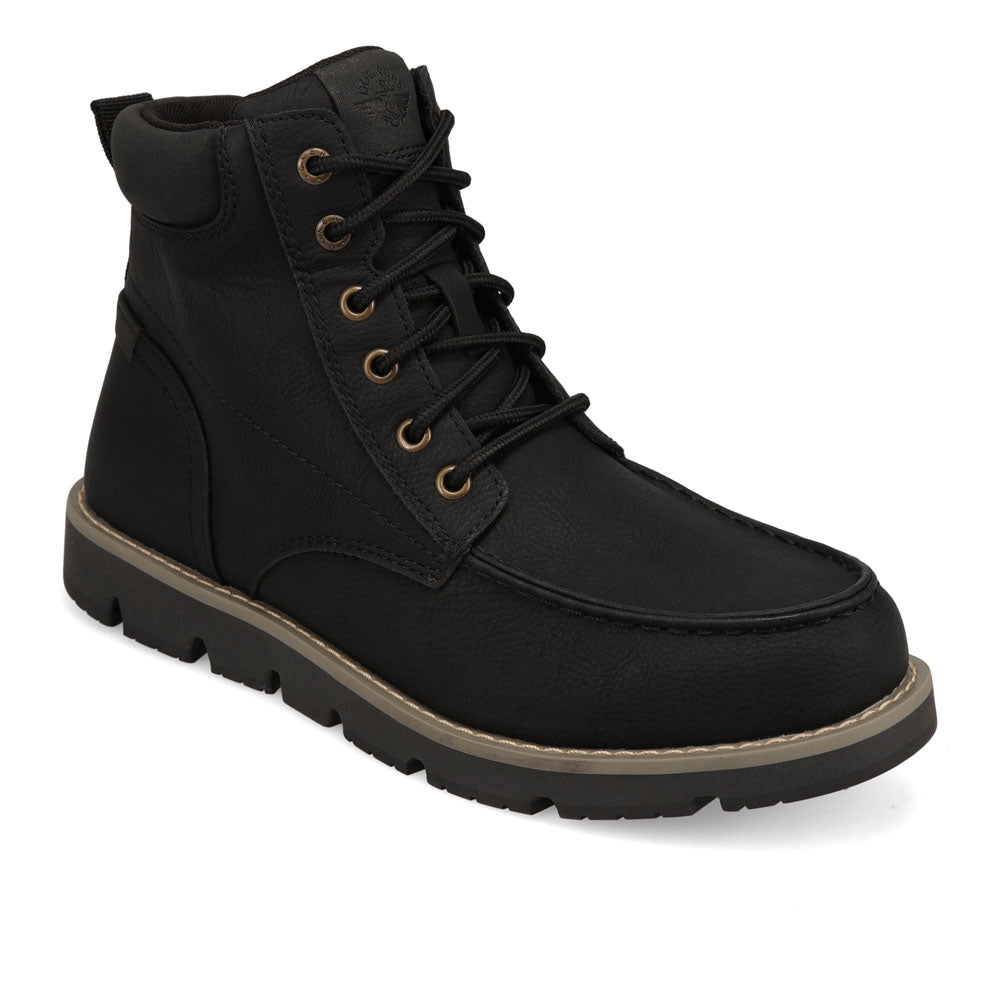 Black-Dockers Mens Davis Rugged Casual Chukka Boot