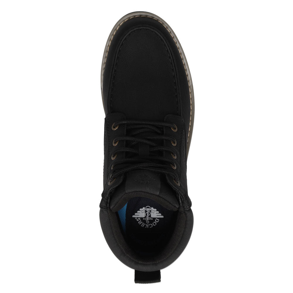 Black-Dockers Mens Davis Rugged Casual Chukka Boot