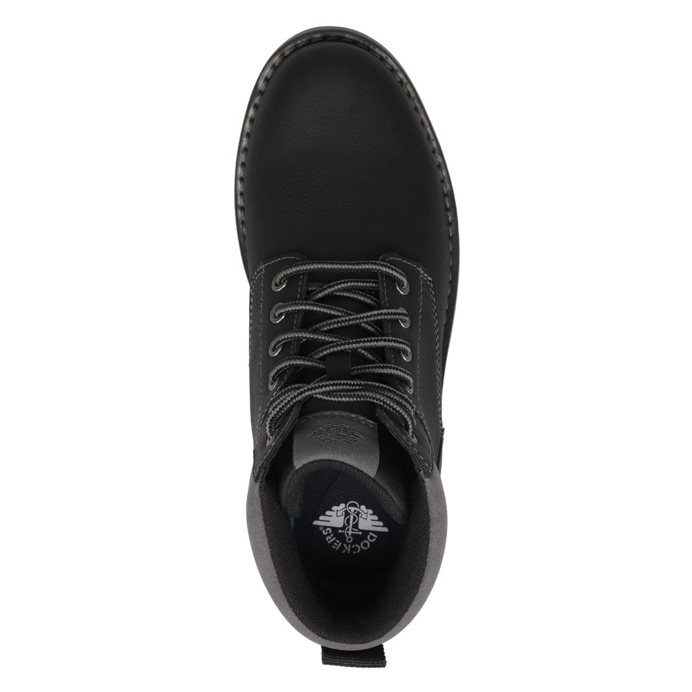 Black-Dockers Mens Dustin Rugged Casual Chukka Boot