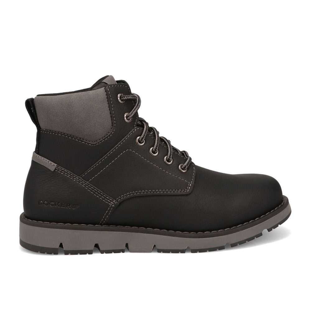 Black-Dockers Mens Dustin Rugged Casual Chukka Boot