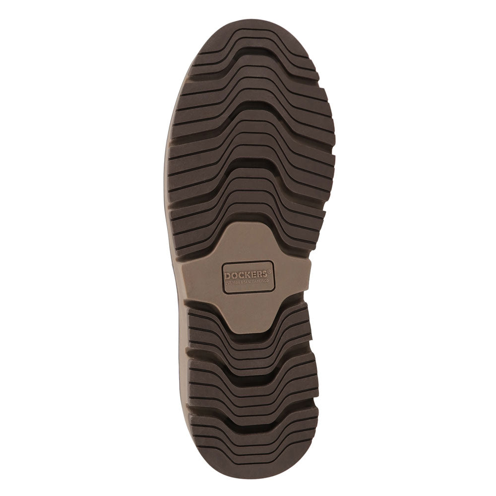 Dark Brown/Brown-Dockers Mens Dustin Rugged Casual Chukka Boot