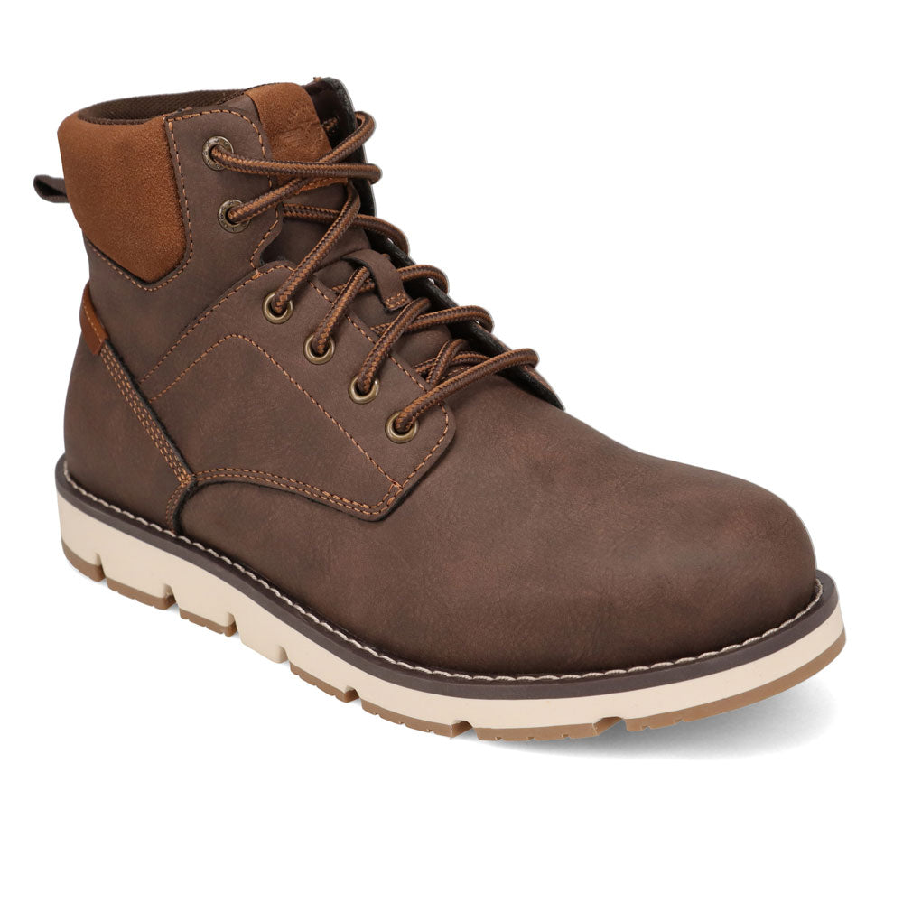 Dark Brown-Dockers Mens Dustin Rugged Casual Chukka Boot