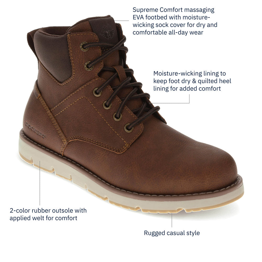 Briar-Dockers Mens Dustin Rugged Casual Chukka Boot