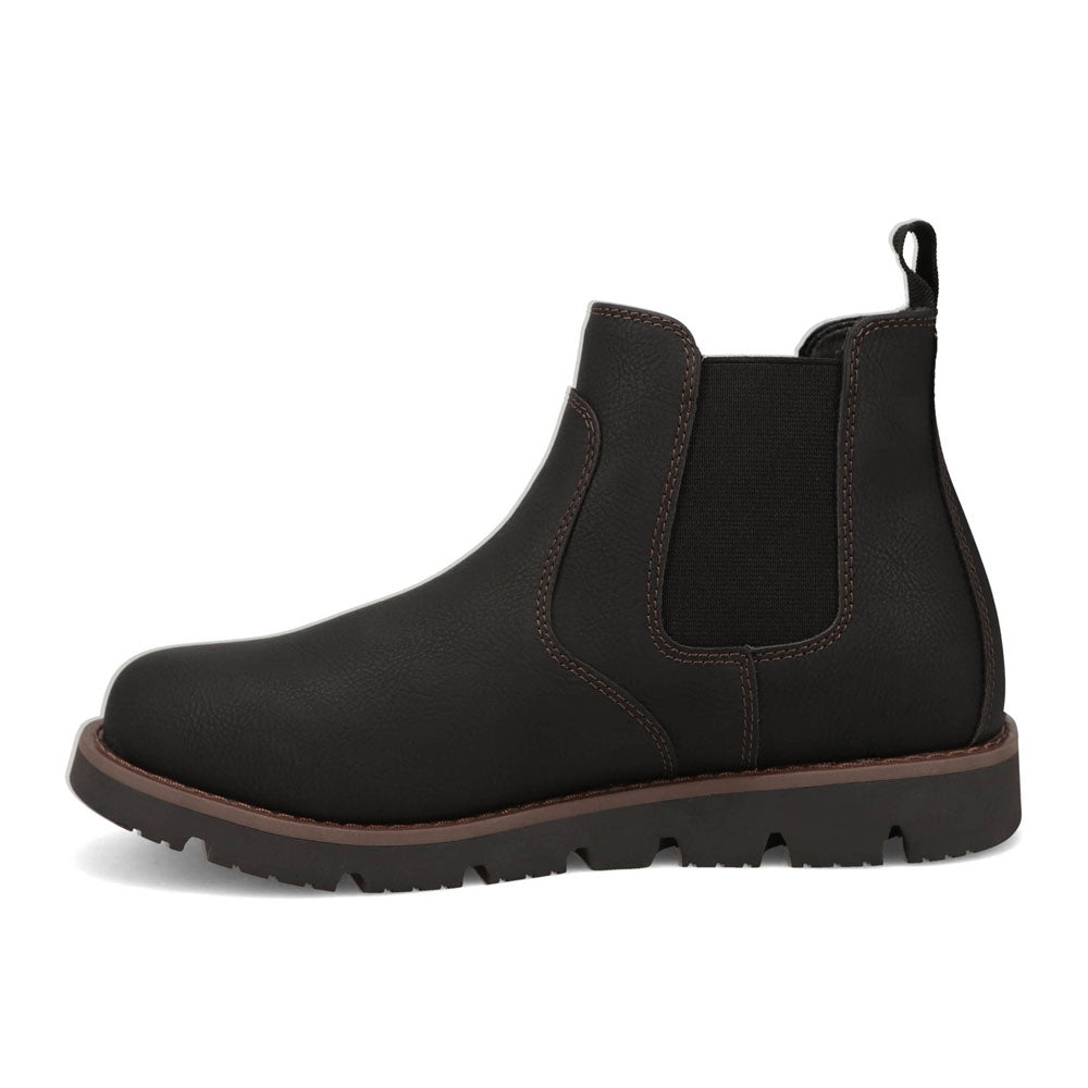 Black-Dockers Mens Dylan Rugged Casual Chelsea Boot
