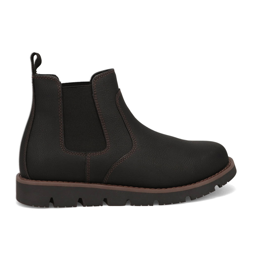 Black-Dockers Mens Dylan Rugged Casual Chelsea Boot