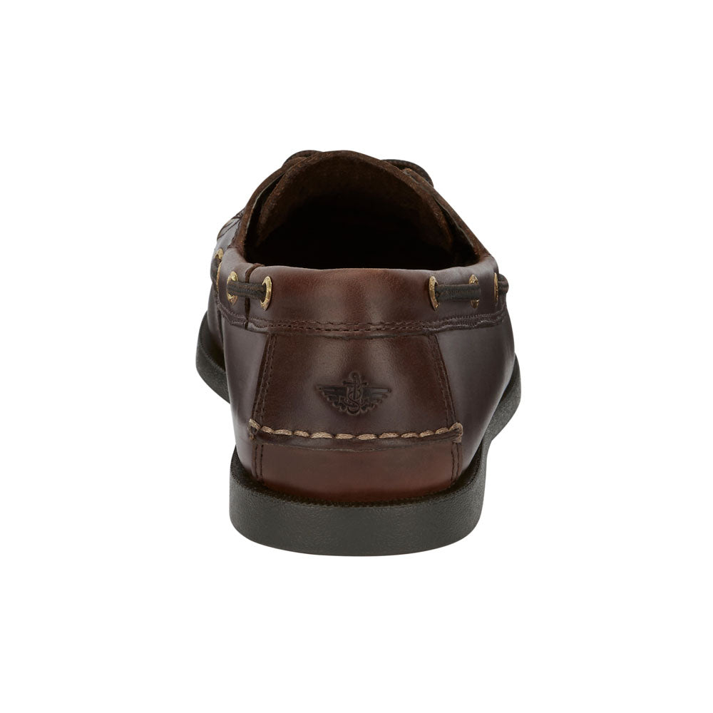 Raisin-Dockers Mens Vargas Genuine Leather Casual Classic Rubber Sole Boat Shoe