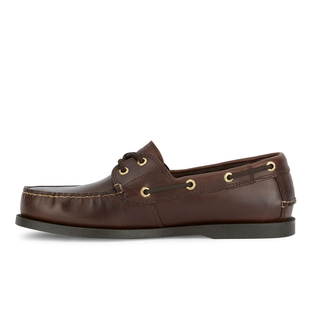 Raisin-Dockers Mens Vargas Genuine Leather Casual Classic Rubber Sole Boat Shoe