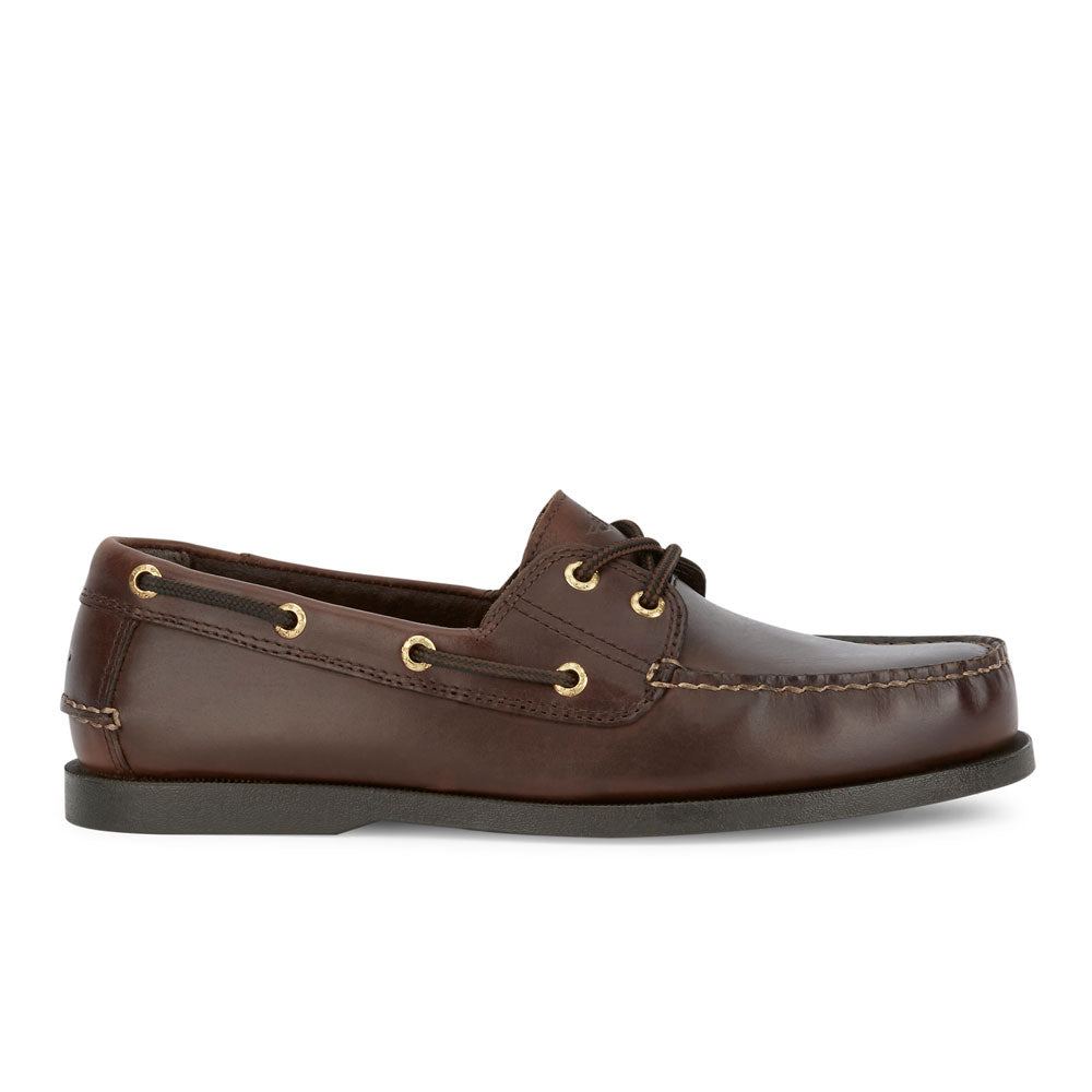 Raisin-Dockers Mens Vargas Genuine Leather Casual Classic Rubber Sole Boat Shoe