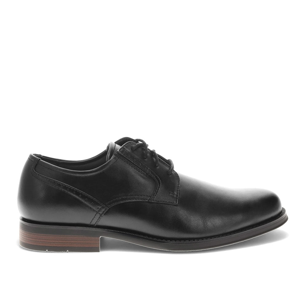 Black-Dockers Mens Edgar Synthetic Leather Dress Oxford Lace Up Shoe