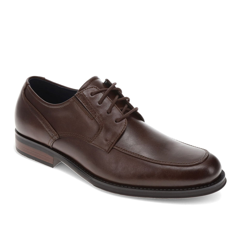 Chestnut-Dockers Mens Elmer Synthetic Leather Dress Oxford Lace Up Shoe