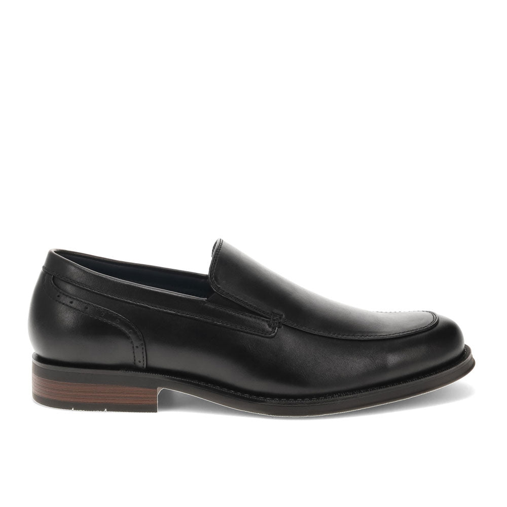 Black-Dockers Mens Eton Synthetic Leather Dress Loafer Slip On Shoe