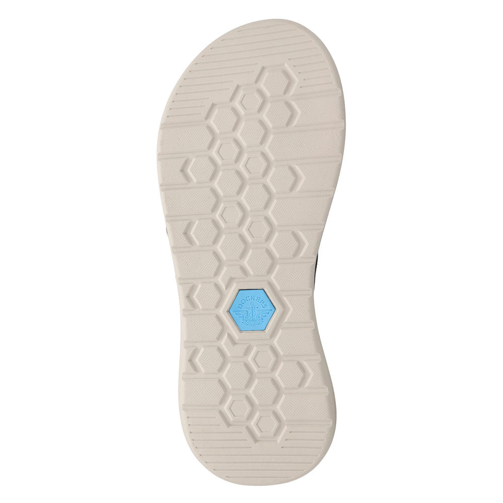 Blue-Dockers Mens Cabana Casual Nubuck Thong Flip Flop