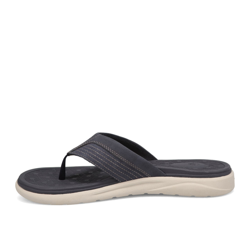 Blue-Dockers Mens Cabana Casual Nubuck Thong Flip Flop