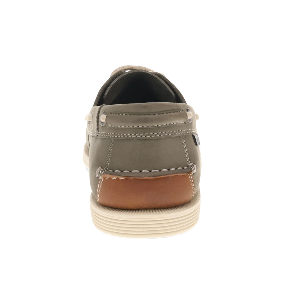 Olive-Dockers Mens Dennison Genuine Leather Dress Casual Boat Shoe