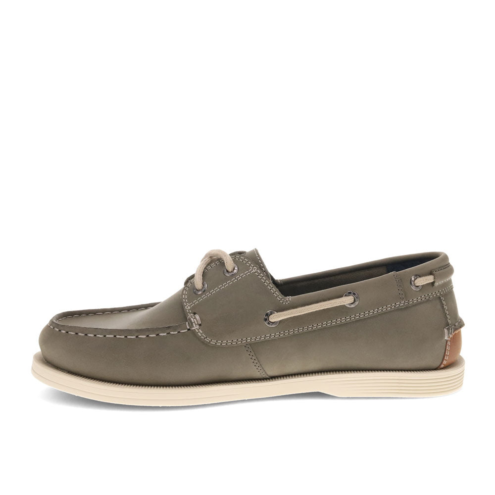 Olive-Dockers Mens Dennison Genuine Leather Dress Casual Boat Shoe