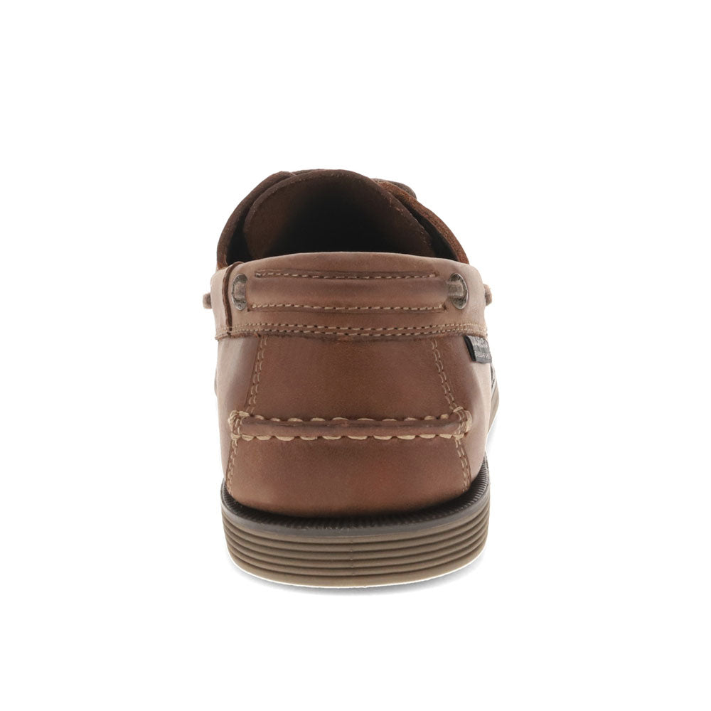 Chestnut-Dockers Mens Dennison Genuine Leather Dress Casual Boat Shoe