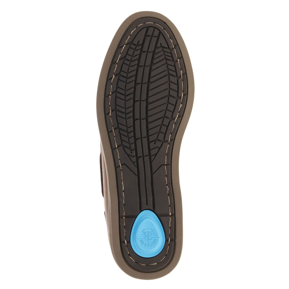 Chestnut-Dockers Mens Dennison Genuine Leather Dress Casual Boat Shoe