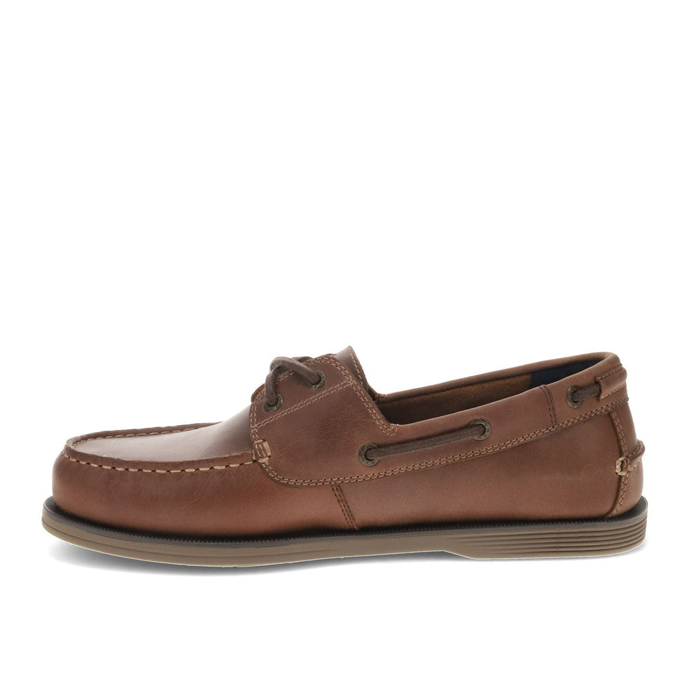 Chestnut-Dockers Mens Dennison Genuine Leather Dress Casual Boat Shoe
