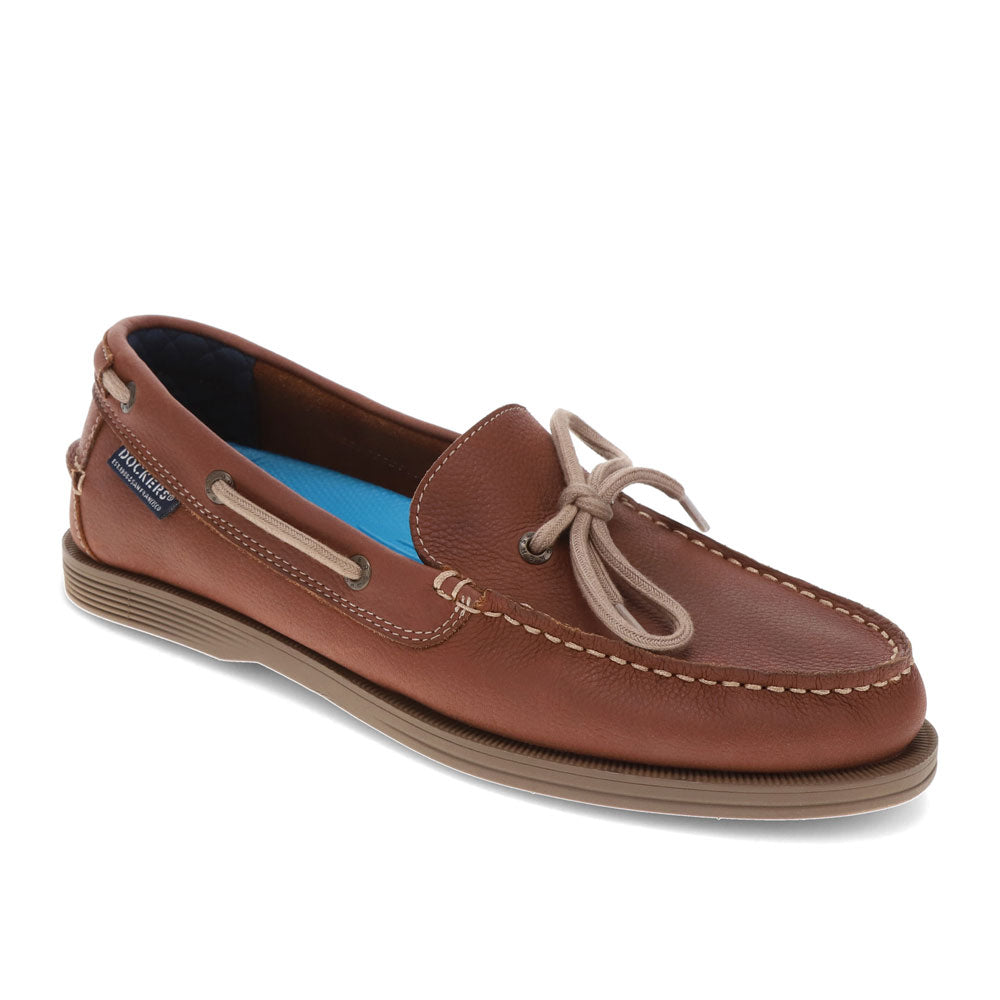 Briar-Dockers Mens Darnell Genuine Leather Dress Casual Slip On Boat Shoe