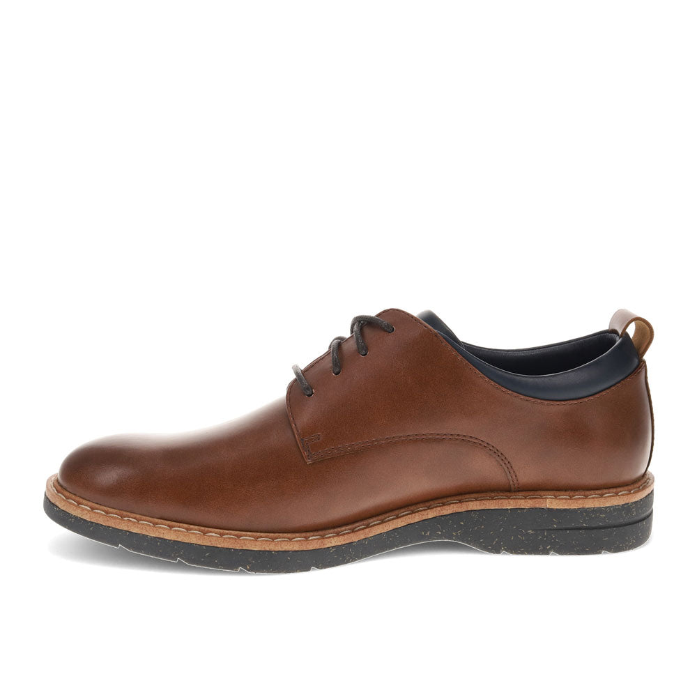 Cognac-Dockers Mens Damick Dress Casual Lace Up Oxford Shoe