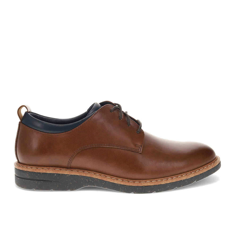 Cognac-Dockers Mens Damick Dress Casual Lace Up Oxford Shoe