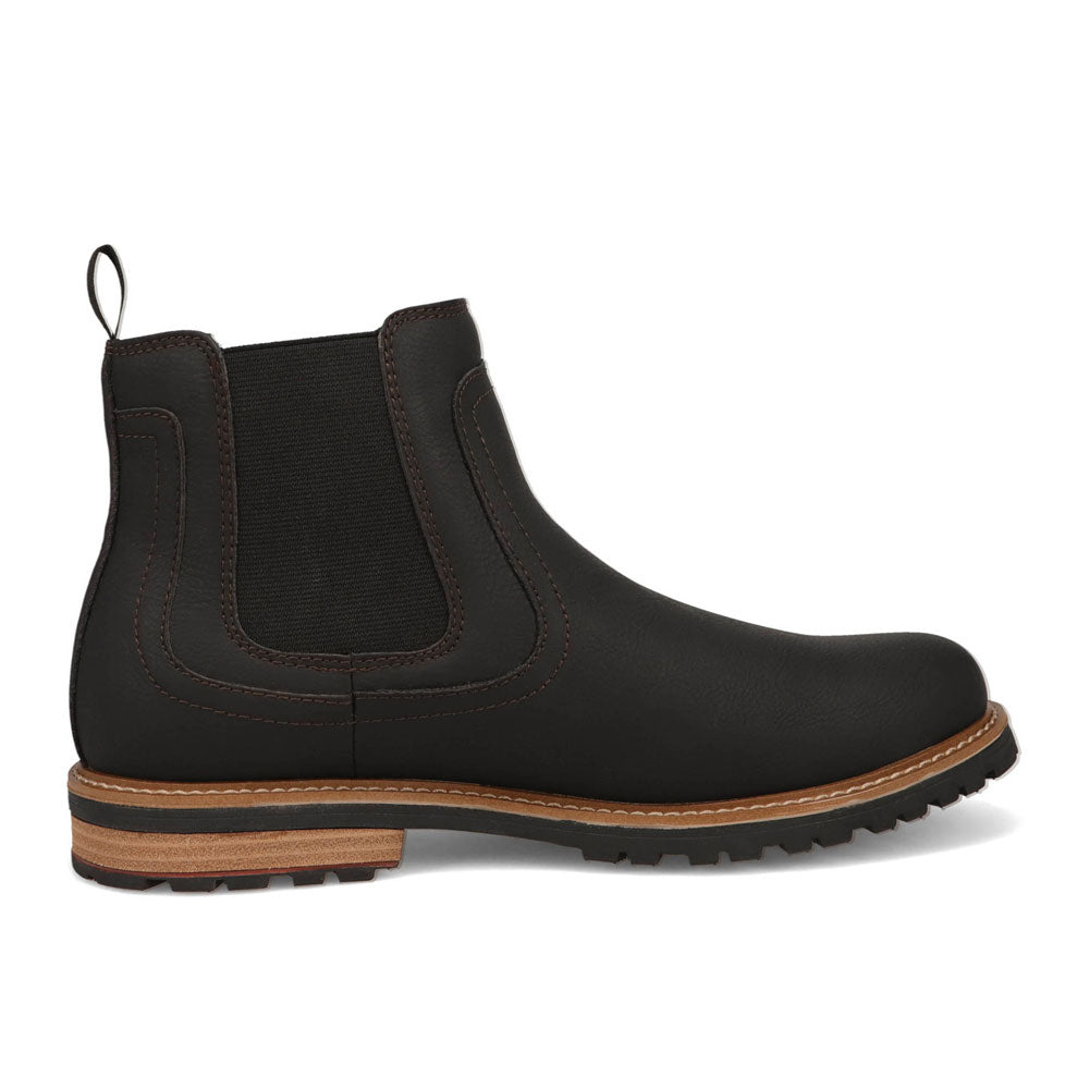 Black-Dockers Mens Camden Rugged Chelsea Boot