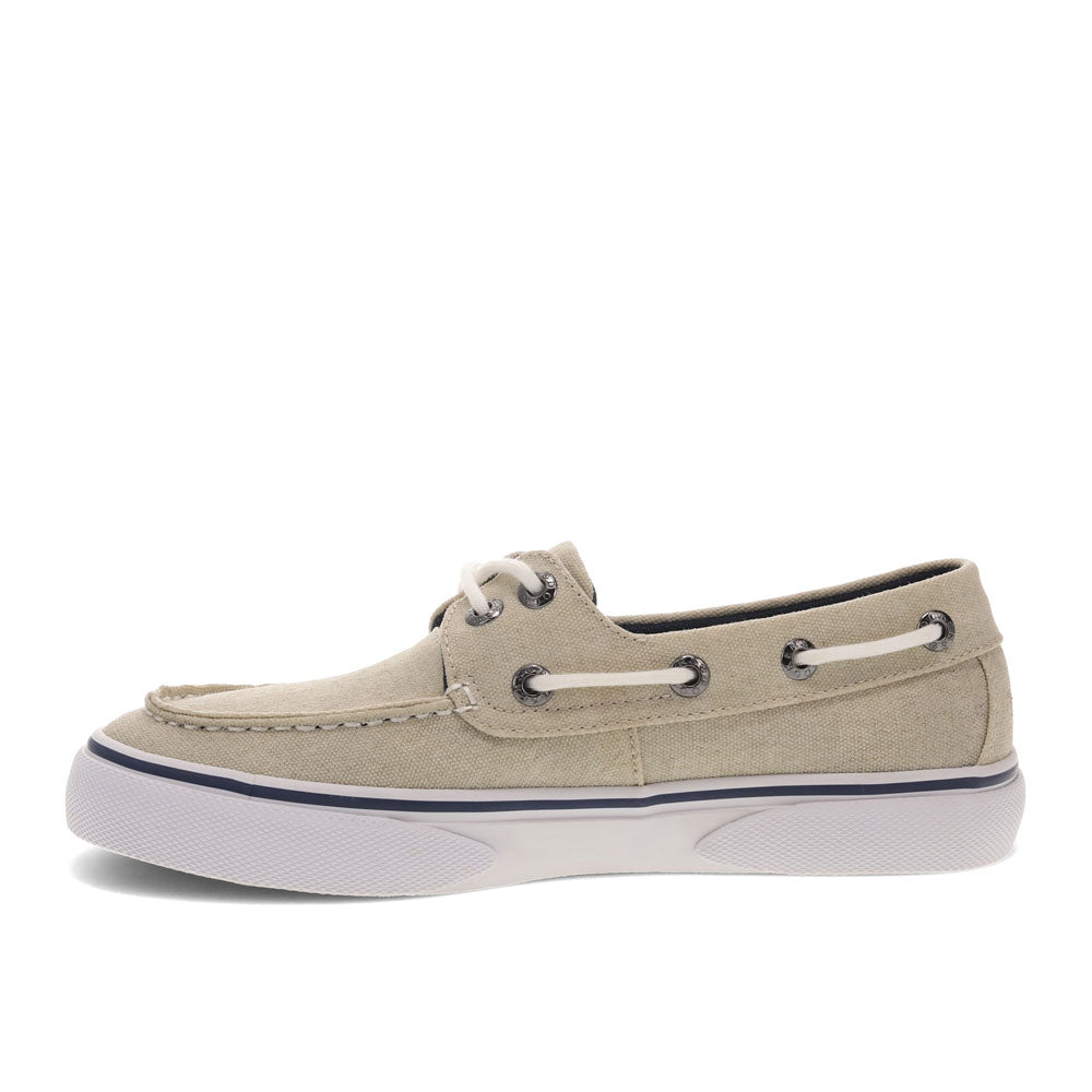Stone-Dockers Mens Rowe Canvas Casual Lace Up Boat Shoe