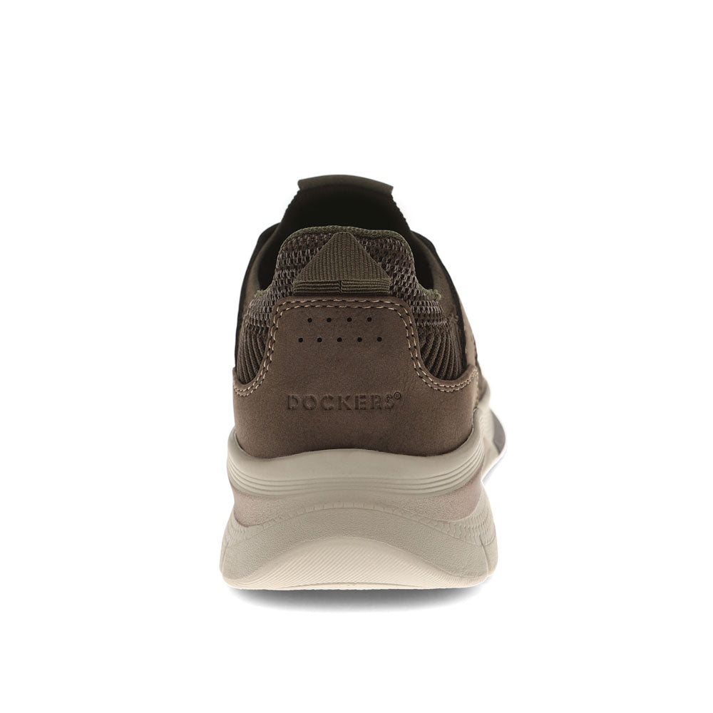 Dark Brown-Dockers Mens Pulse Active Rebound Casual Sneaker