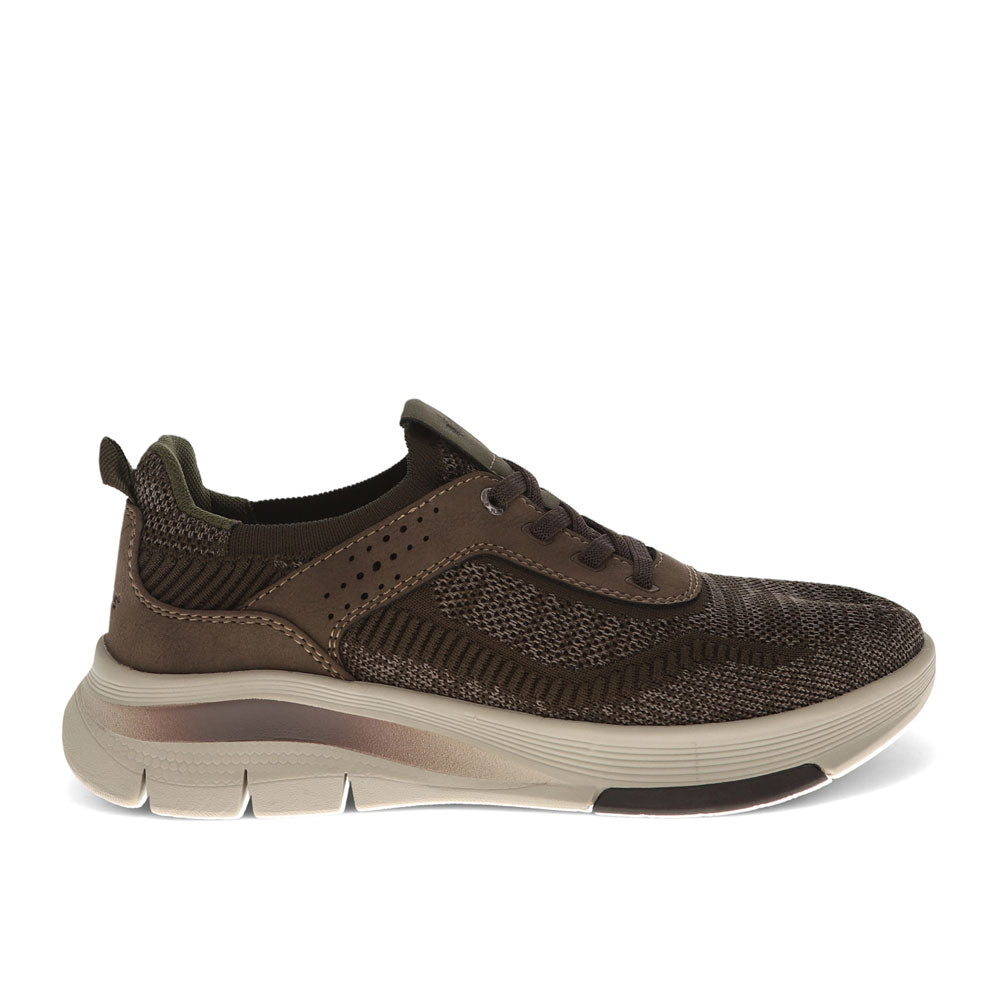 Dark Brown-Dockers Mens Pulse Active Rebound Casual Sneaker