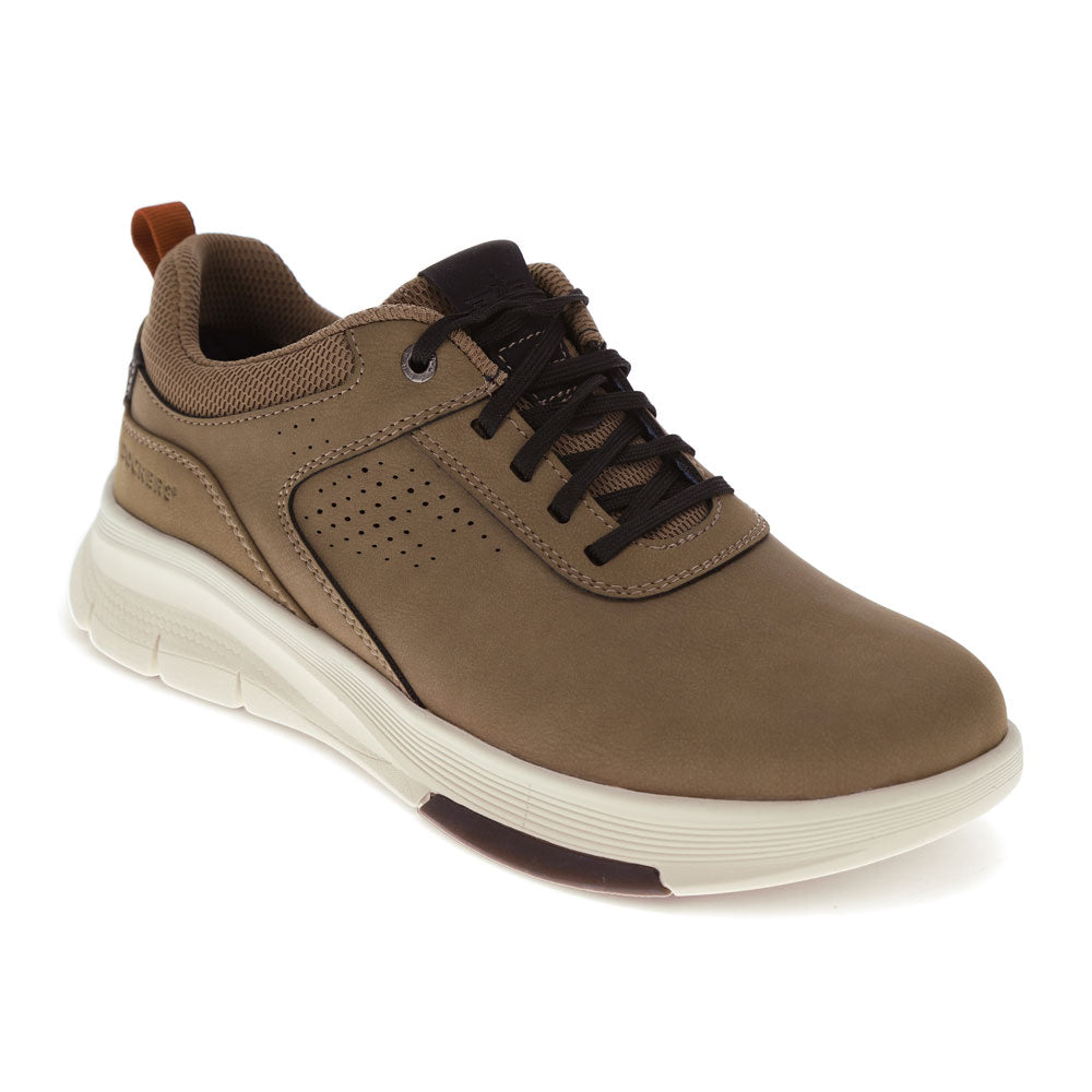 Taupe-Dockers Mens Pivot Active Rebound Casual Sneaker