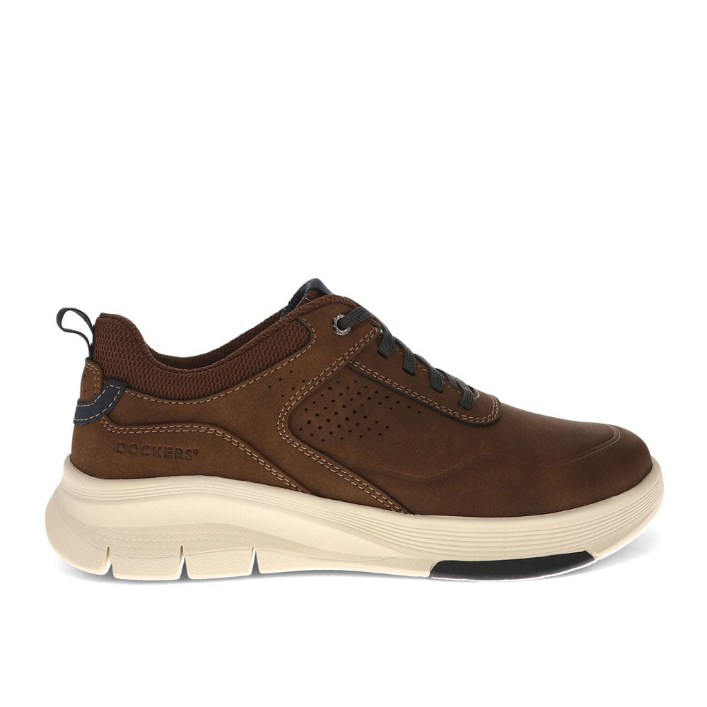 Dark Tan-Dockers Mens Pivot Active Rebound Casual Sneaker