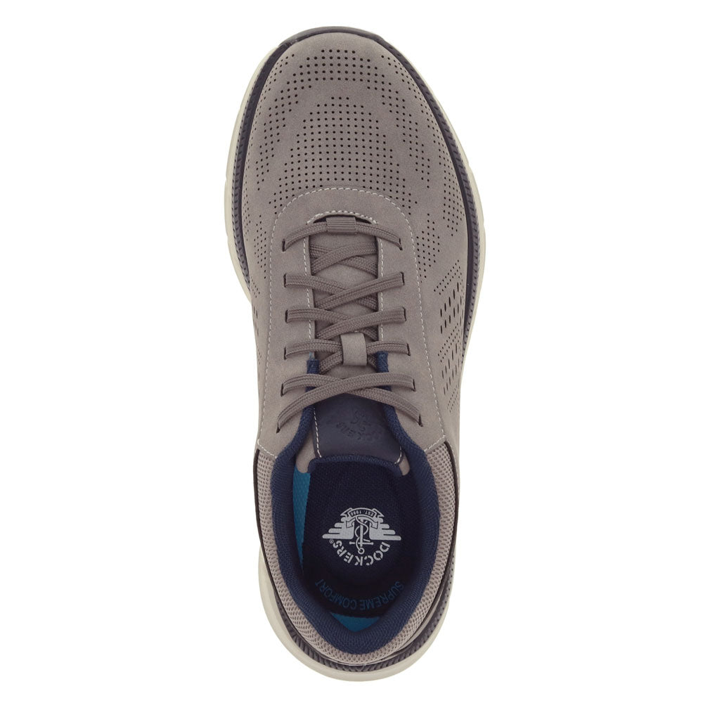 Grey-Dockers Mens GO-2 Dress Casual Lace Up Sneaker Shoe
