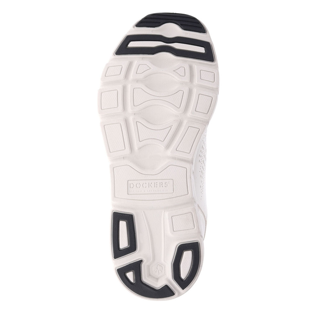 White/Navy-Dockers Mens GO-2 Dress Casual Lace Up Sneaker Shoe