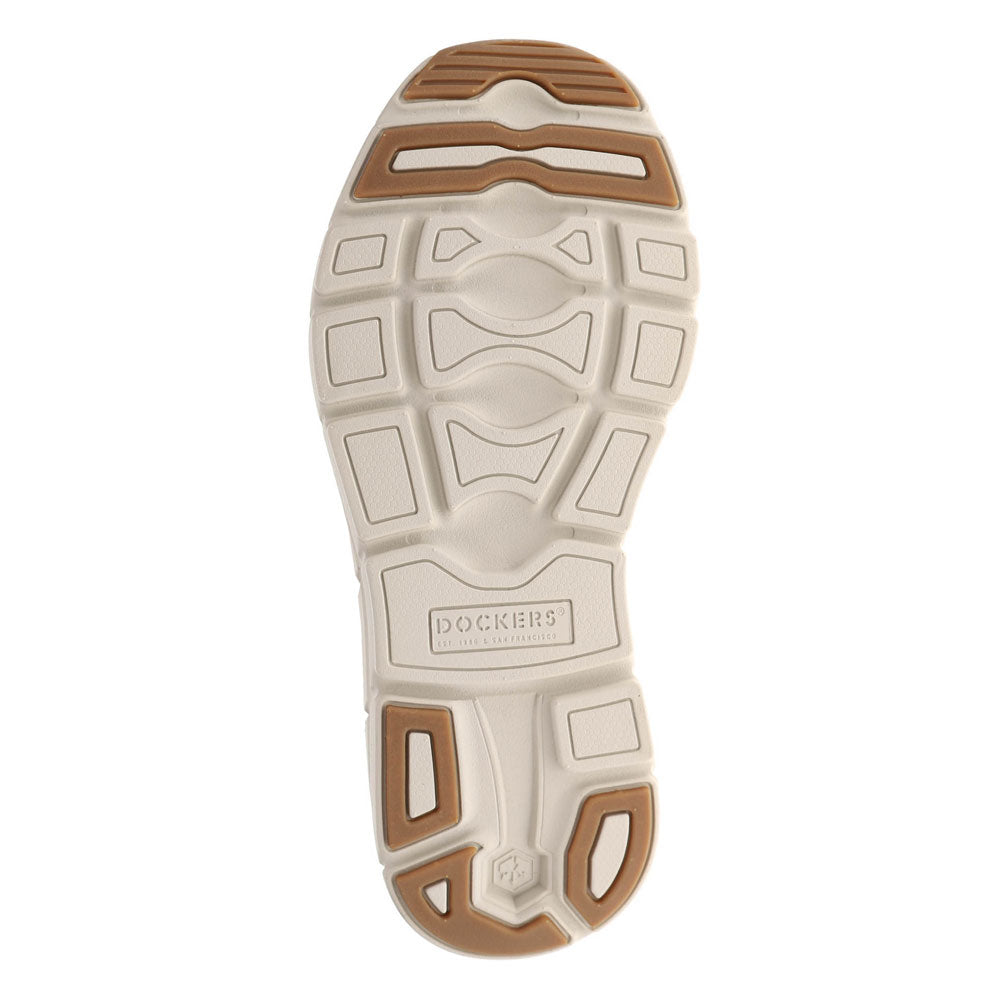 Taupe-Dockers Mens GO-TIME Active Rebound Slip-on Sneaker