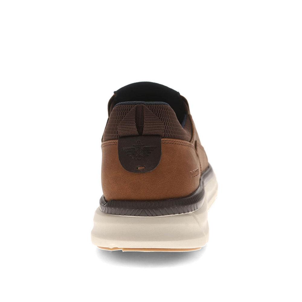 Dark Tan-Dockers Mens GO-TIME Active Rebound Slip-on Sneaker