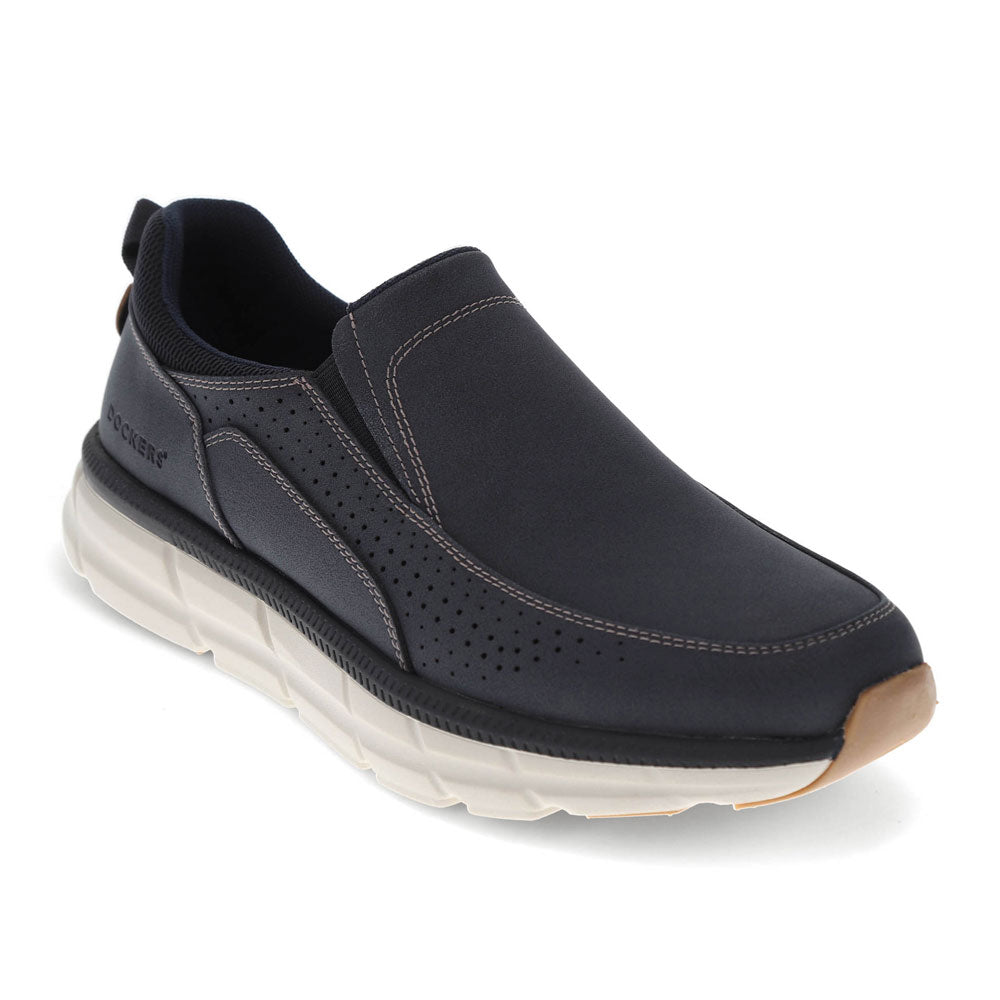 Navy-Dockers Mens GO-TIME Active Rebound Slip-on Sneaker