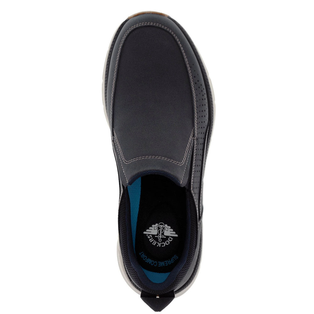 Navy-Dockers Mens GO-TIME Active Rebound Slip-on Sneaker