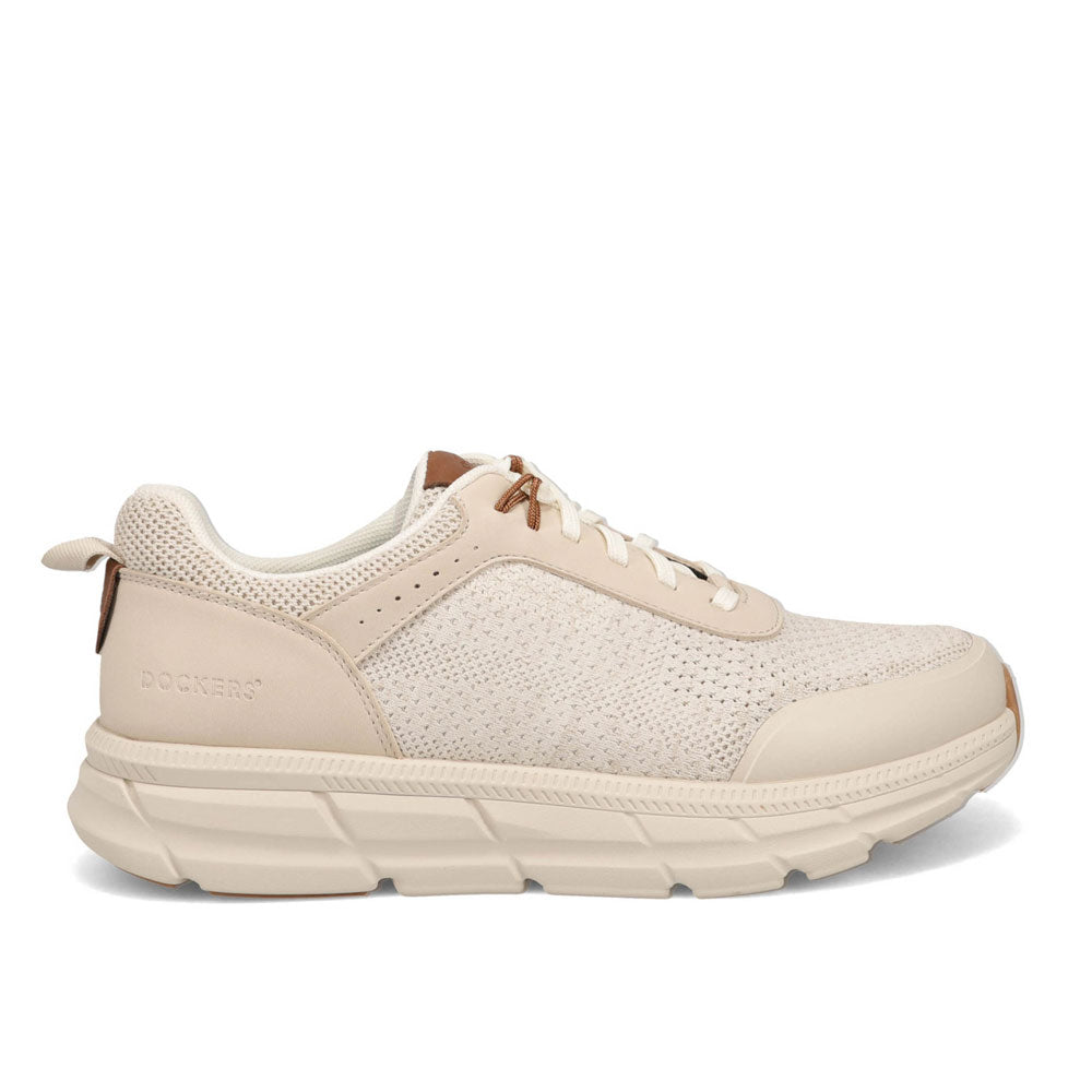 Off White-Dockers Mens GO-4-IT Active Rebound Knit Sneaker