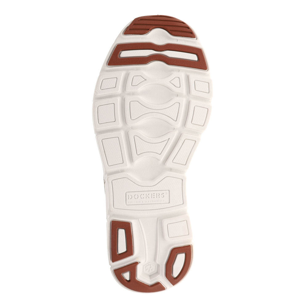 Taupe-Dockers Mens GO-4-IT Active Rebound Knit Sneaker