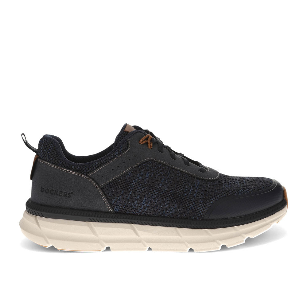 Navy-Dockers Mens GO-4-IT Active Rebound Knit Sneaker