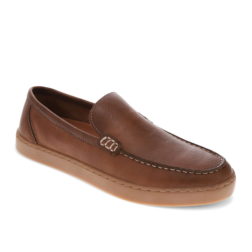 Tan-Dockers Mens Varian Genuine Leather Casual Slip-On Loafer Shoe