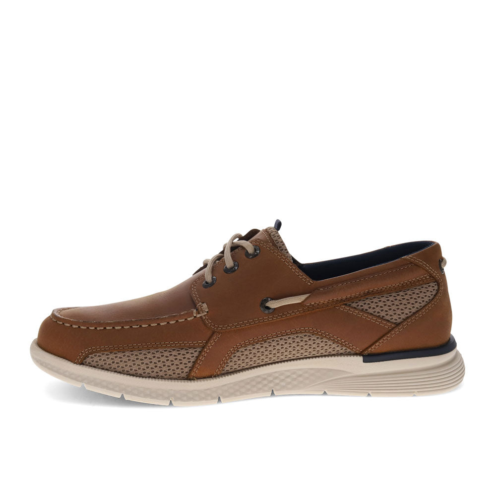 Tan-Dockers Mens Harden Genuine Leather Casual Classic Boat Shoe