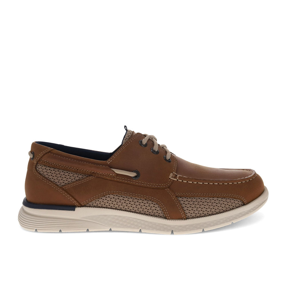 Tan-Dockers Mens Harden Genuine Leather Casual Classic Boat Shoe