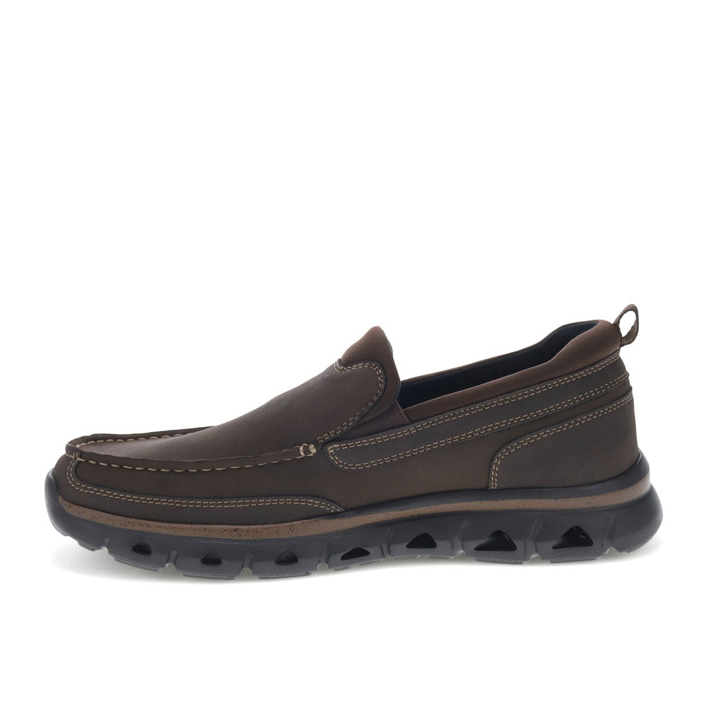 Dark Brown-Dockers Mens Coban Casual Slip-on Loafer Shoes
