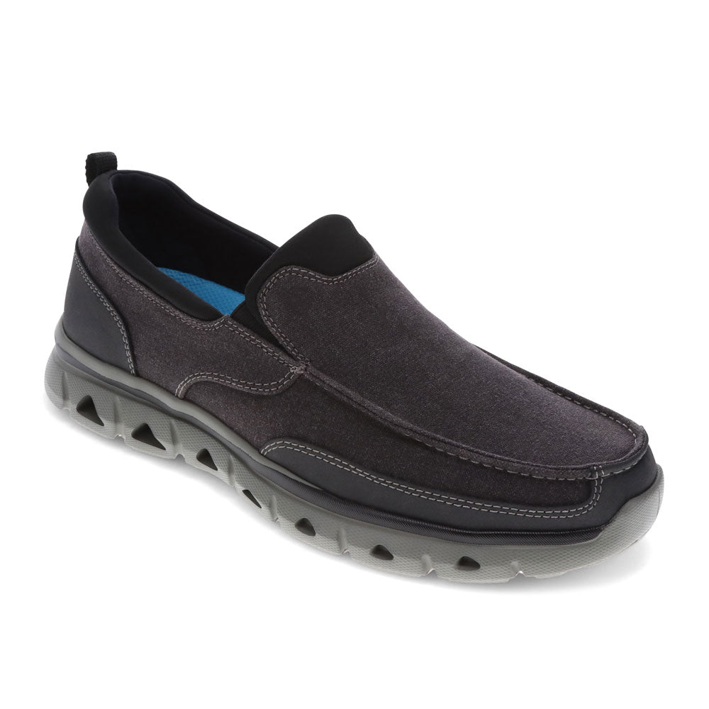 Black-Dockers Mens Coban Casual Slip-on Loafer Shoes