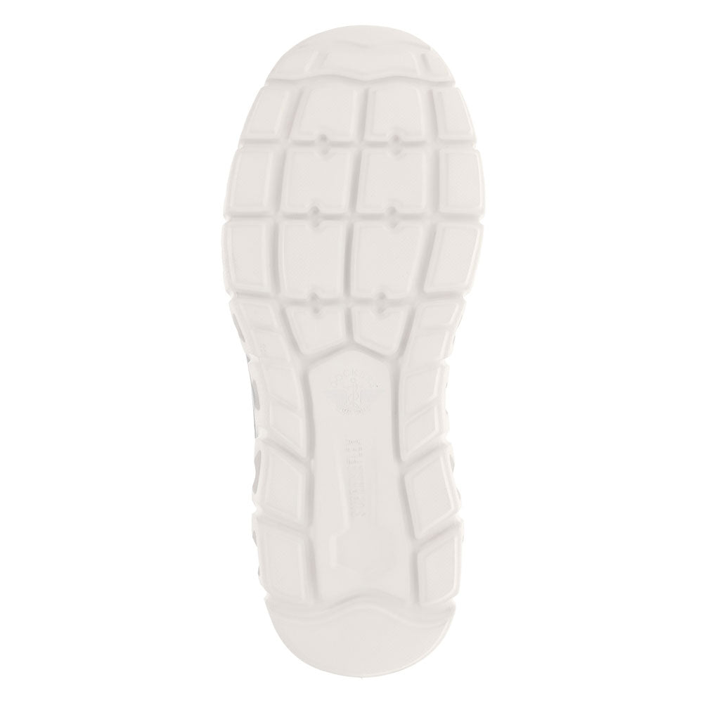 Grey-Dockers Mens Caden Knit and Synthetic Leather Casual Slip On Loafer Shoe