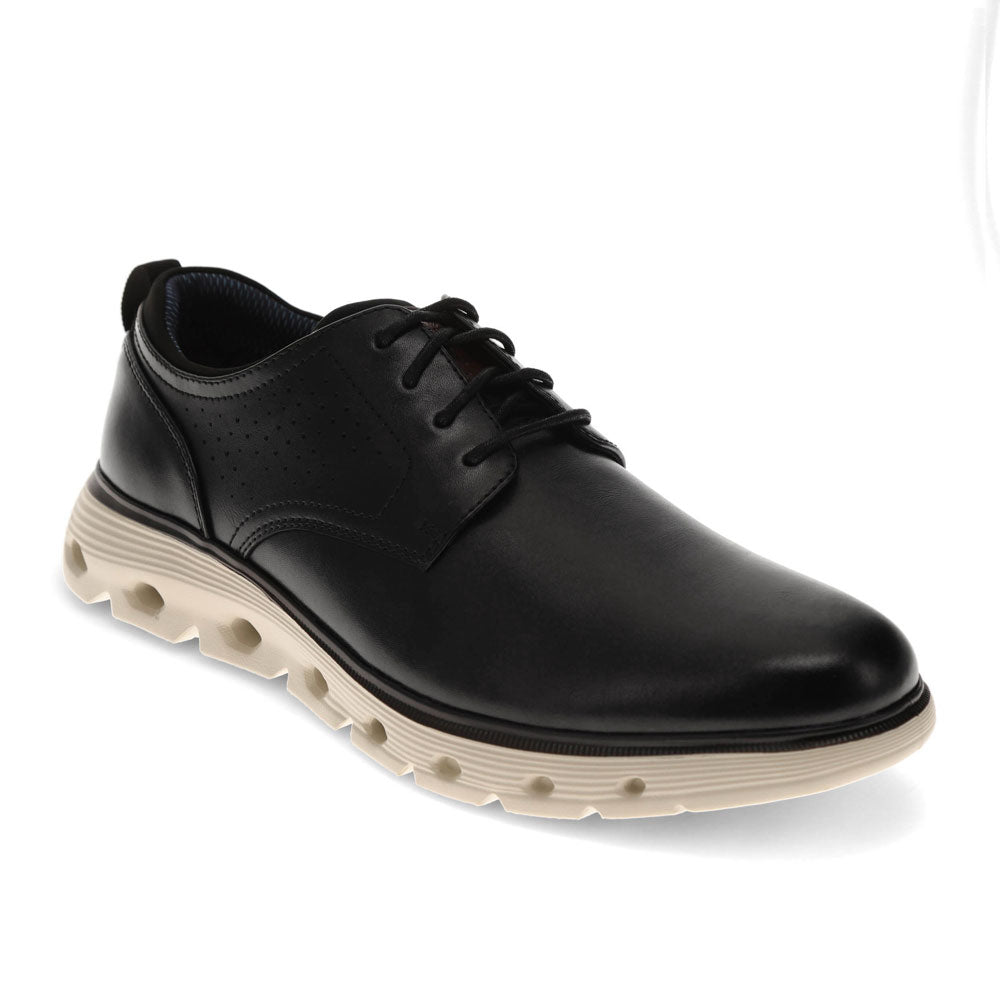 Black/White-Dockers Mens Franco Fusion 2.0 Casual Sneaker