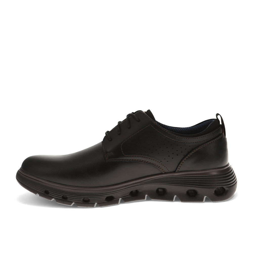 Black-Dockers Mens Franco Fusion 2.0 Casual Sneaker