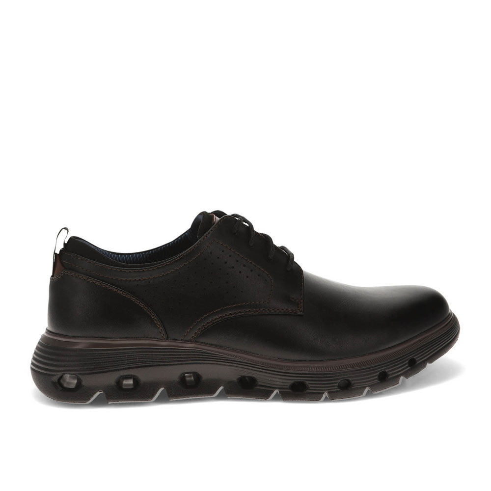 Black-Dockers Mens Franco Fusion 2.0 Casual Sneaker